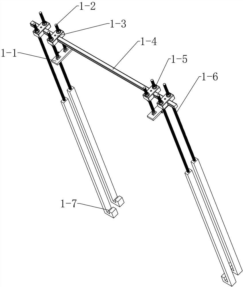 Angle-adjustable supporting driving device for dragging maintenance platform and using method