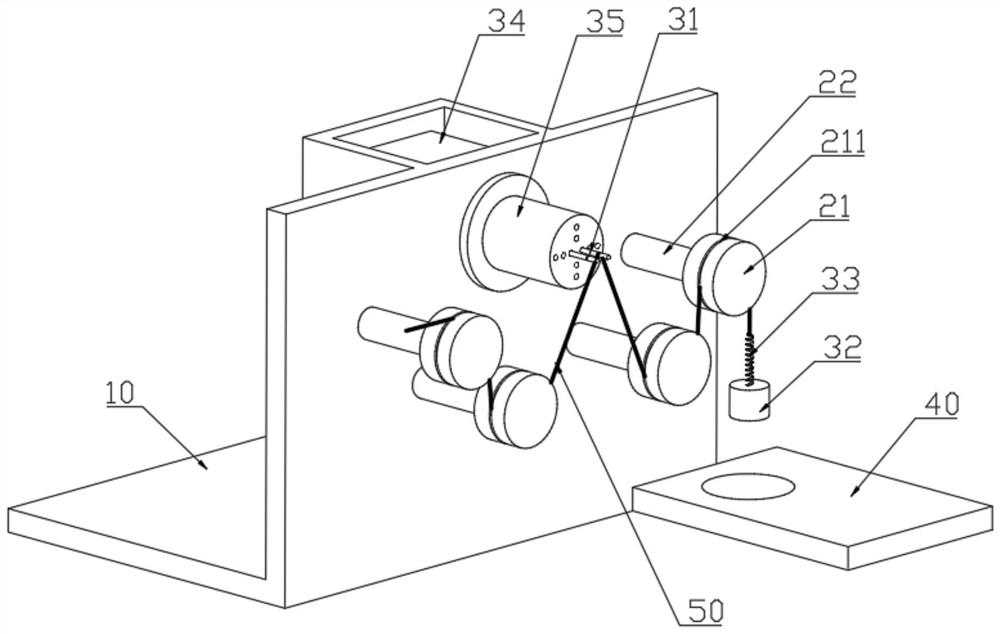 Automobile heating wire bending experiment equipment