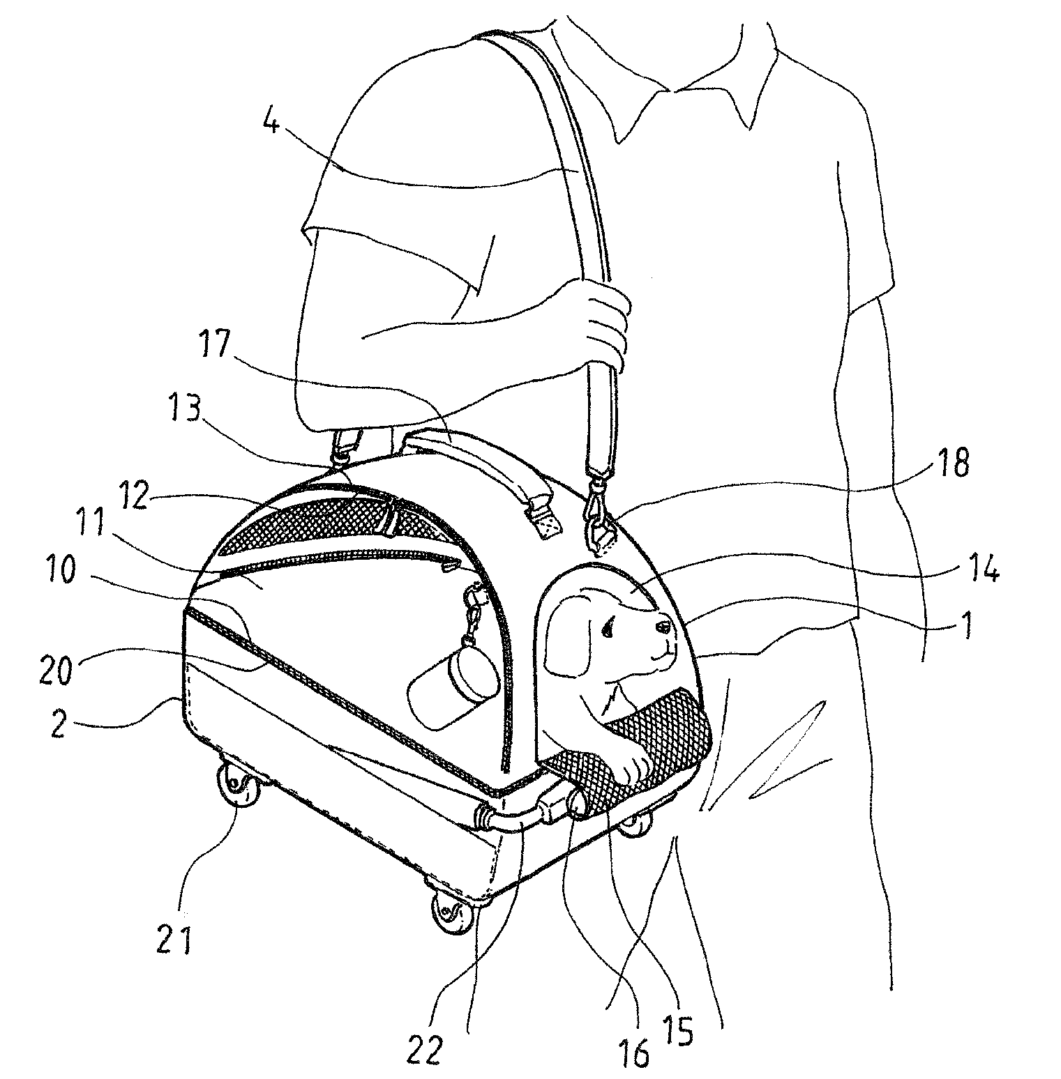 Structure of pet bag