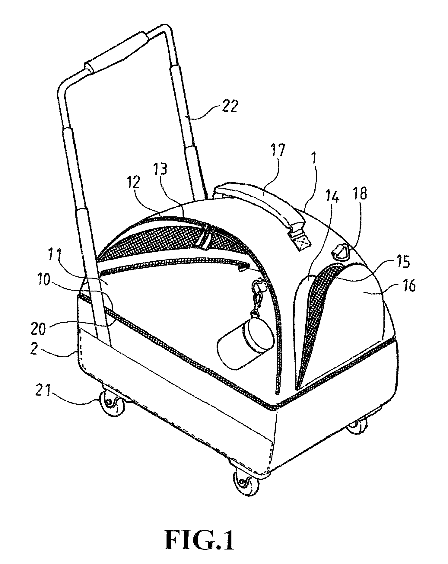 Structure of pet bag