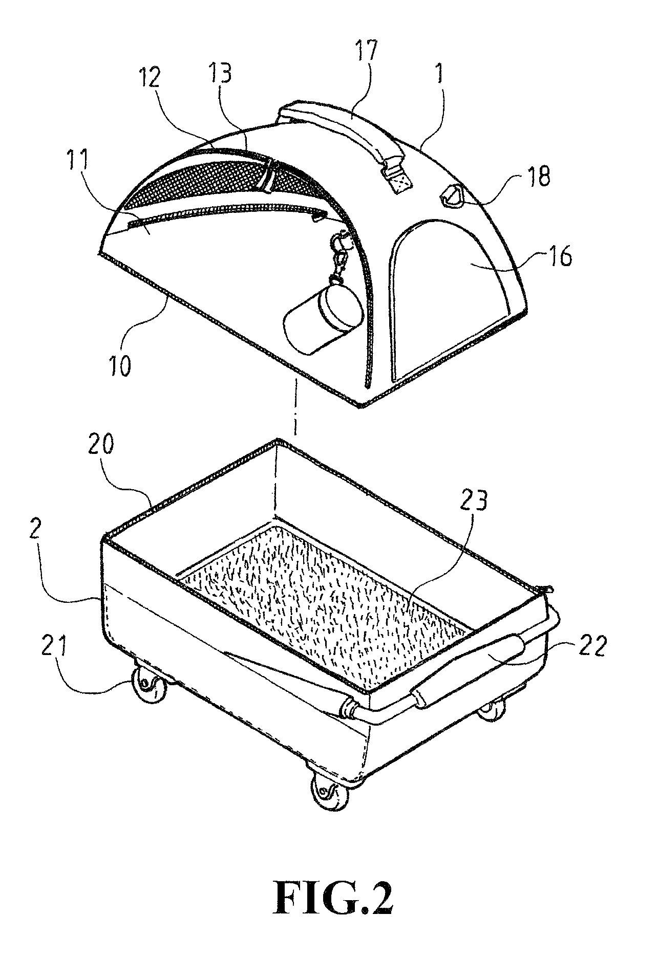 Structure of pet bag