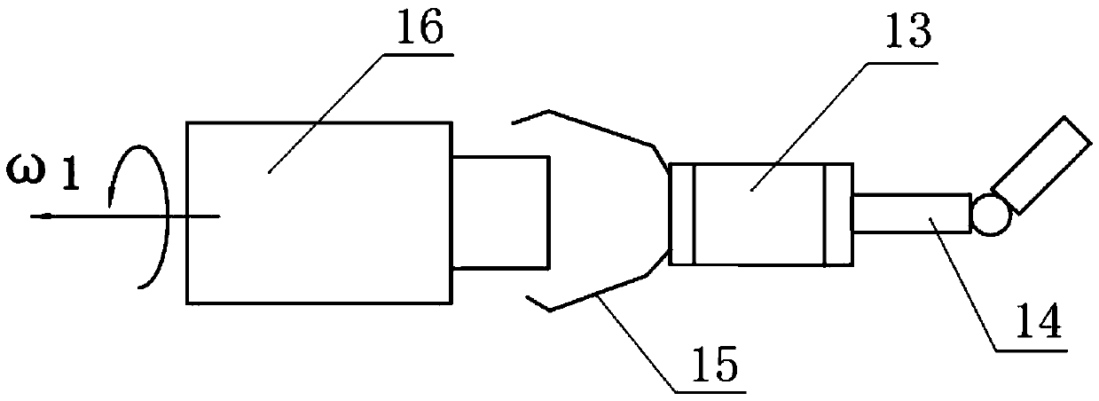 A satellite derotation device using vortex spring