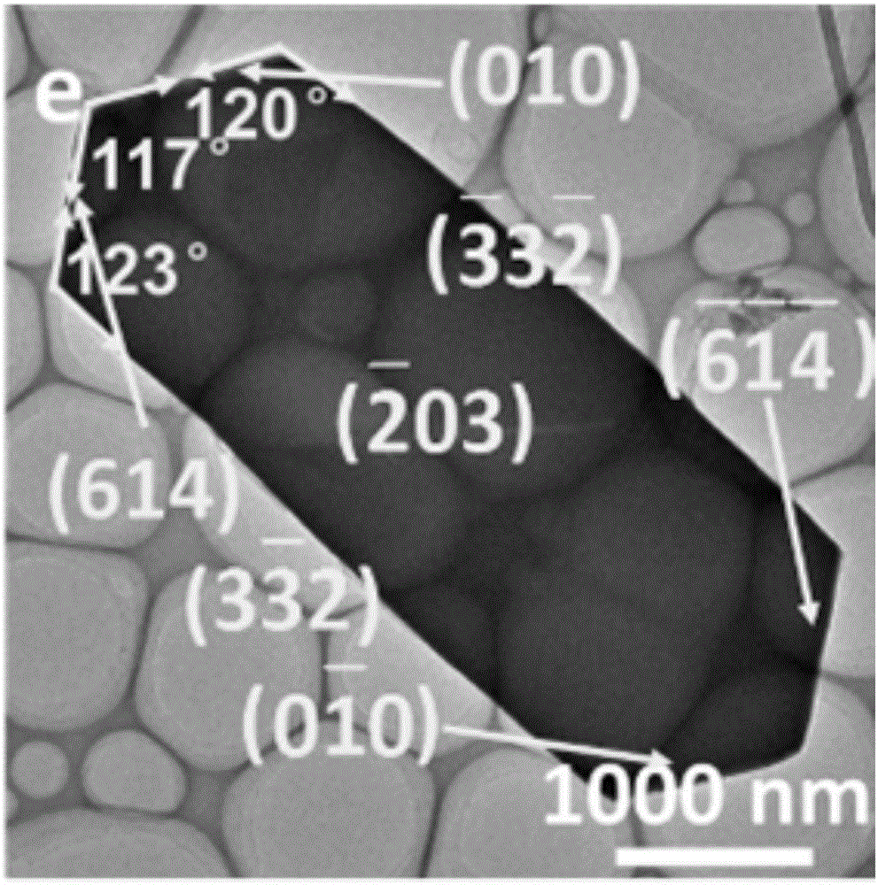 5,10,15,20-tetra (4-carboxyl phenyl) porphyrin with nano structure and preparation method of 5,10,15,20-tetra (4-carboxyl phenyl) porphyrin