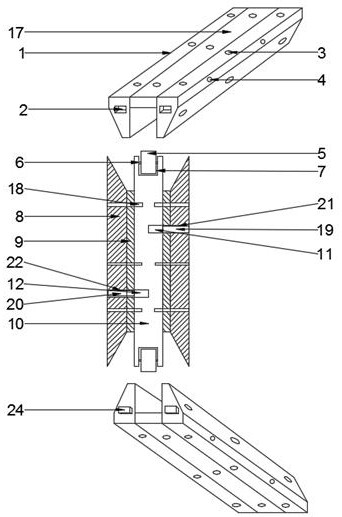 Ecological-type lightweight partition board