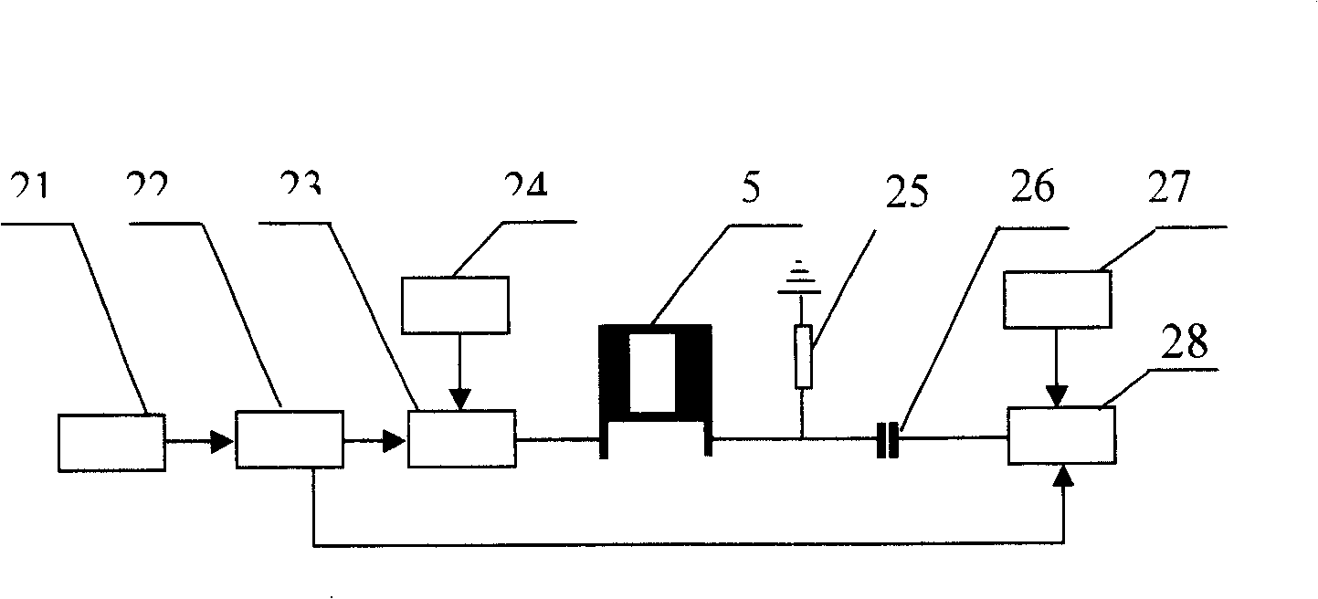 Beam splitting device and method of linear polarization laser double-pulse of adjustable pulse space