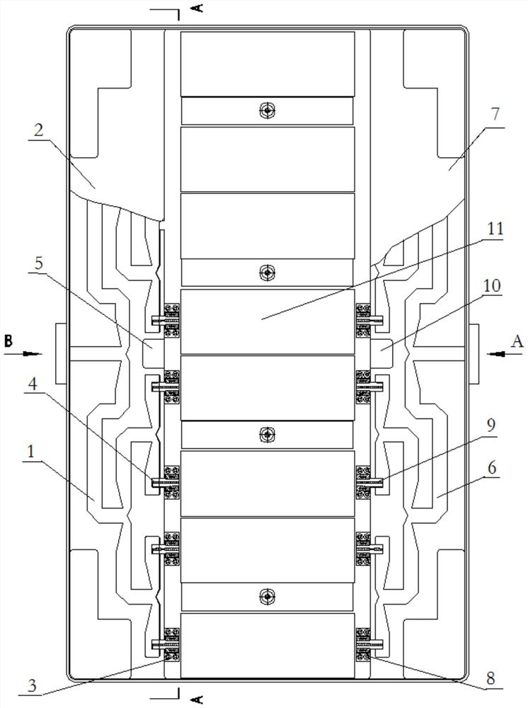 A high-power multi-channel waveguide microstrip synthesizer and its realization method