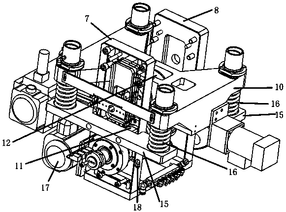 Electric pressure adjusting main machine of die cutting machine