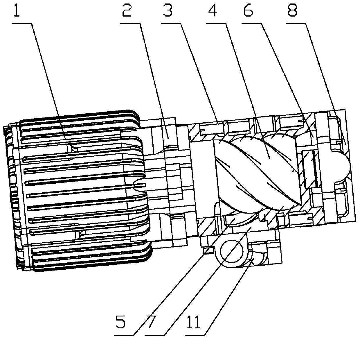 Hydrogen circulating pump with anti-icing structure