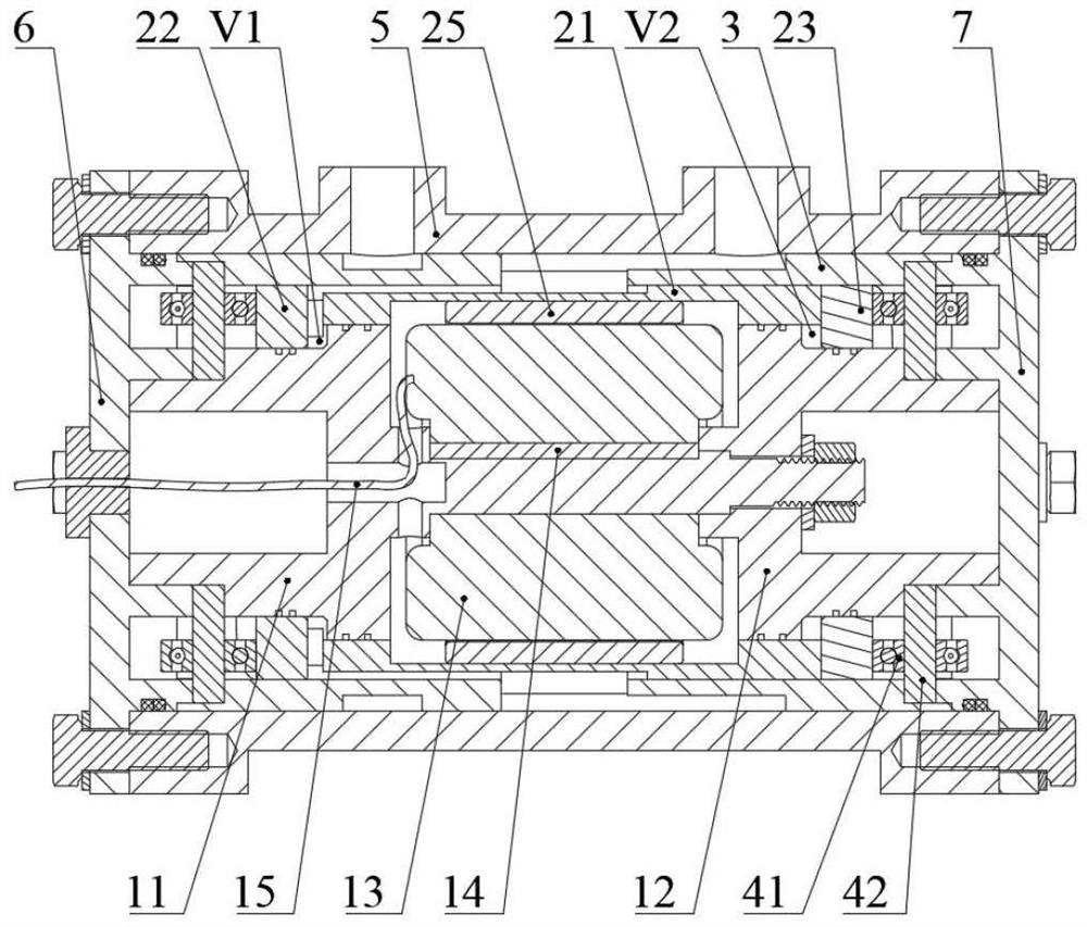 Two-dimensional motor piston pump