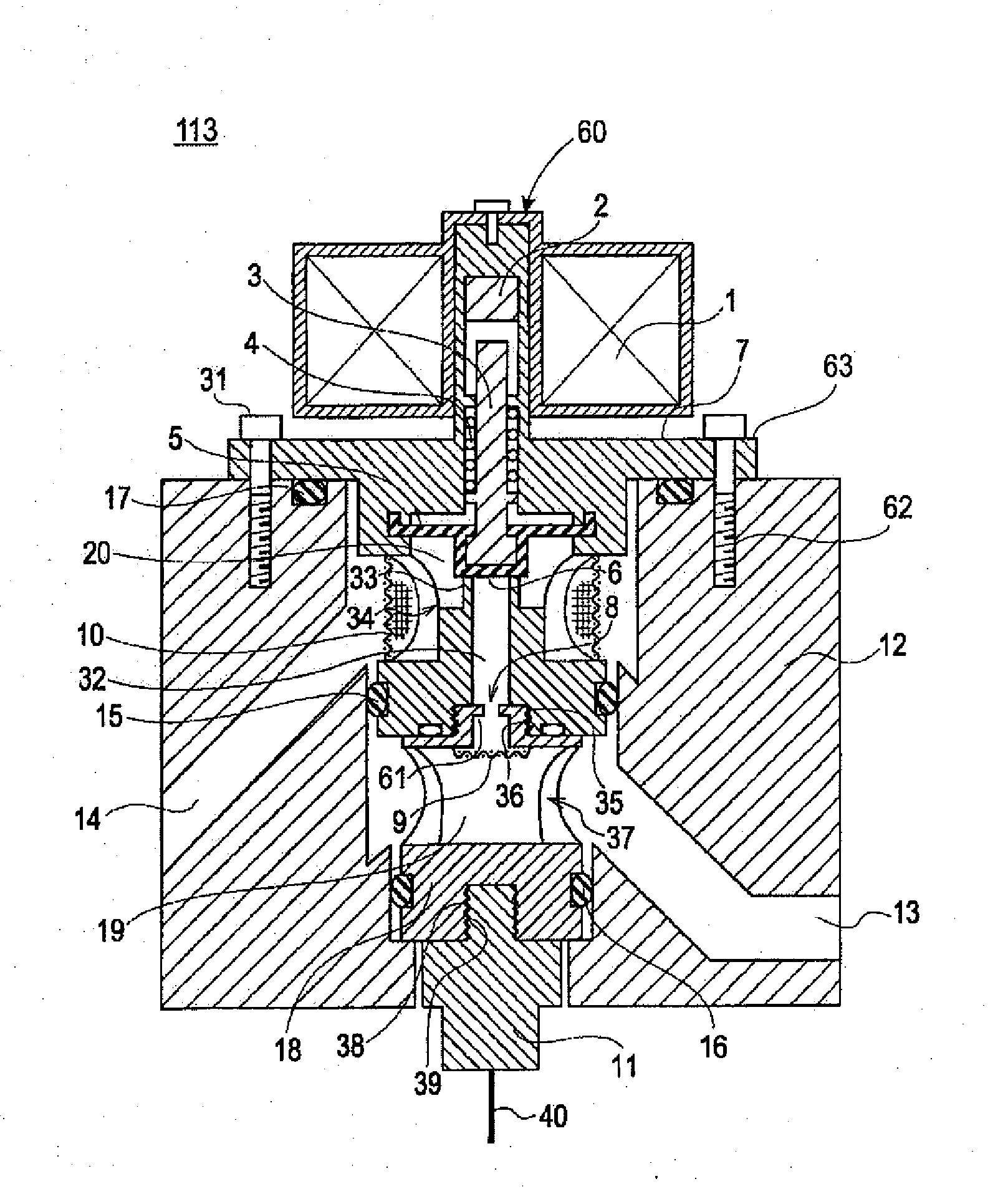 Fuel cell valve and fuel cell system using the valve