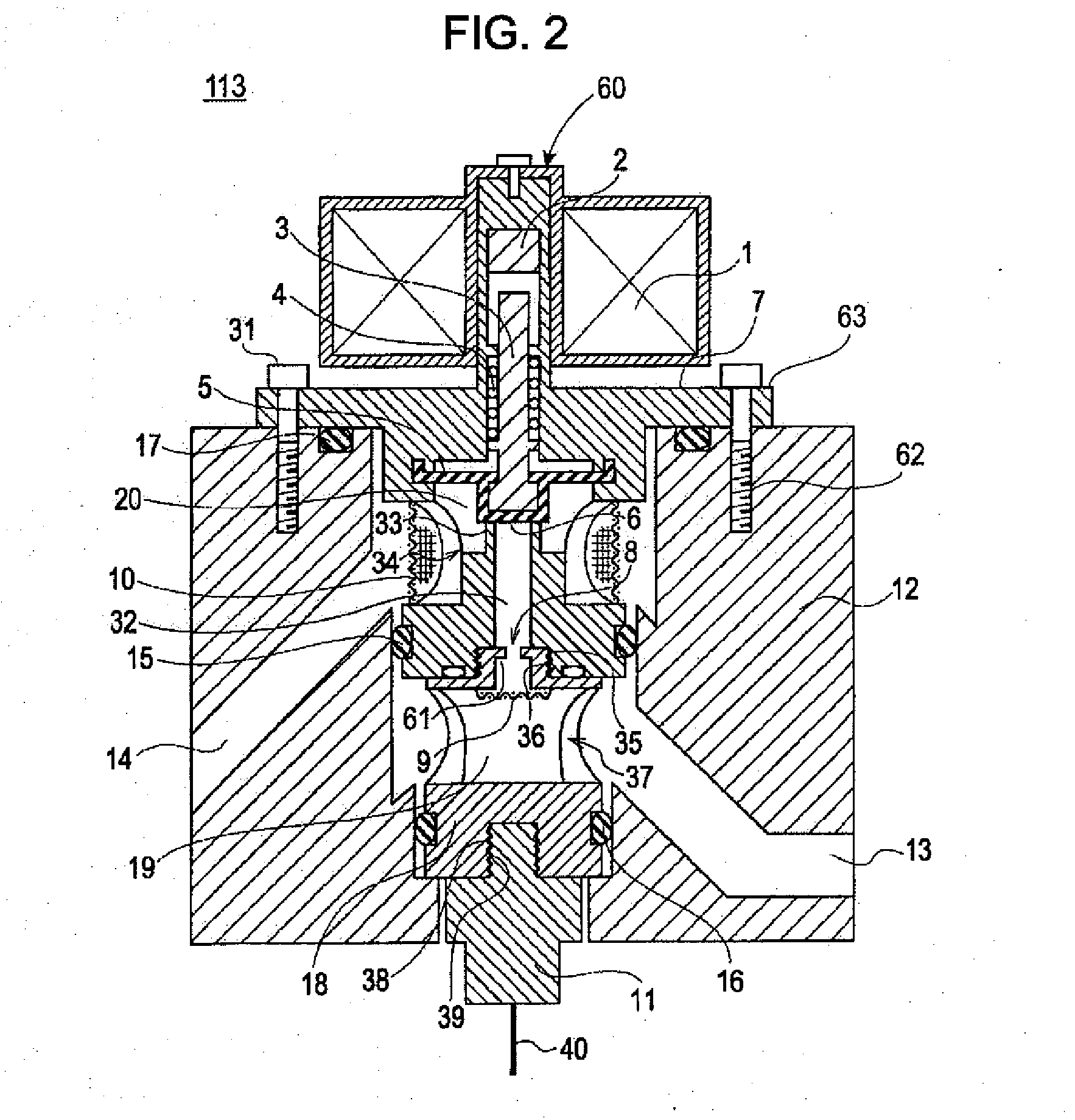 Fuel cell valve and fuel cell system using the valve