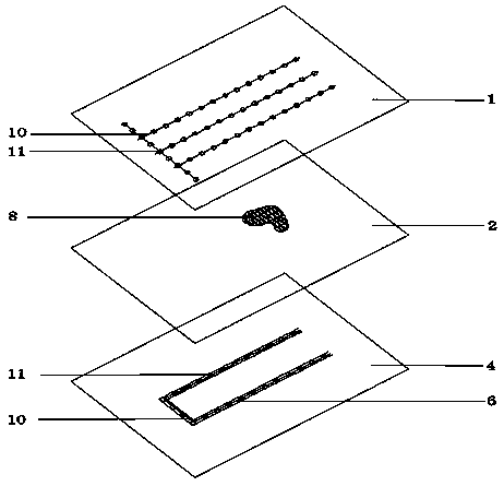 Well-ground combined detection method for multilayer mined-out ponding area