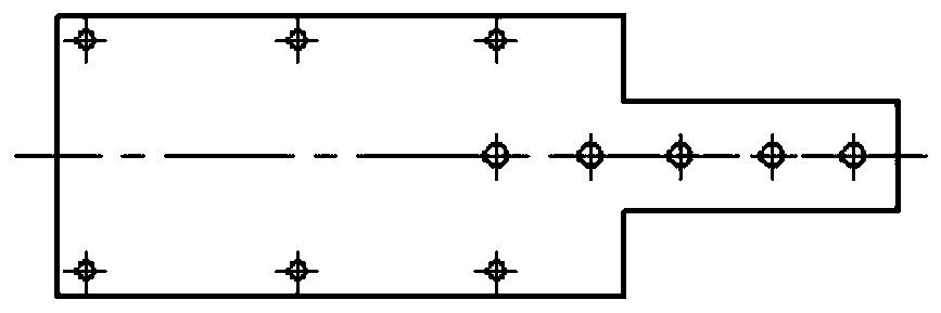 Caliper body clamping and dragging device used for automatic calibration of vernier caliper