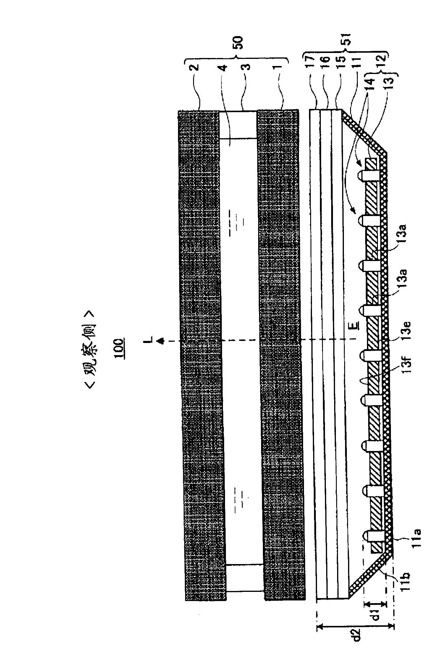 Lighting device, electro-optic device, and electronic device