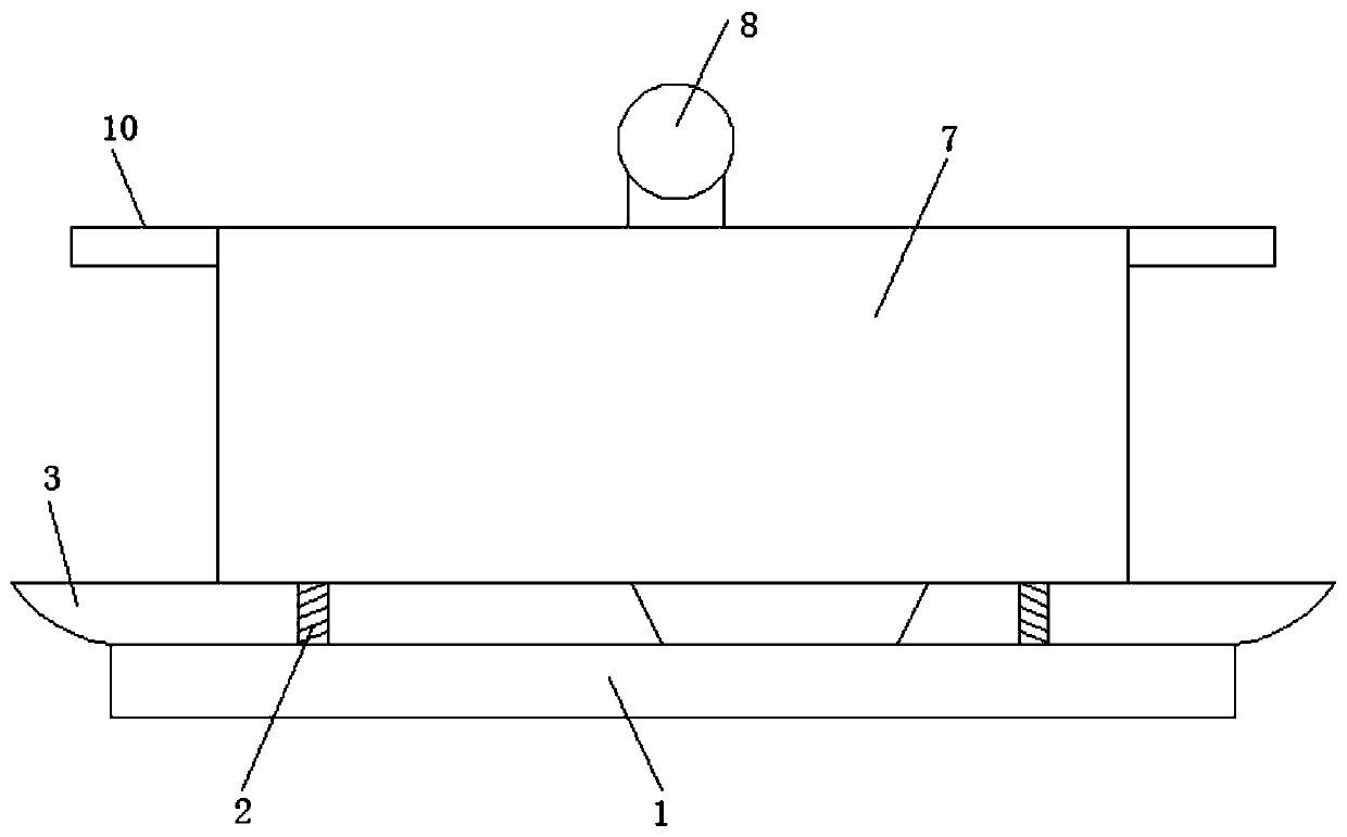 Small online roll gap measuring instrument structure