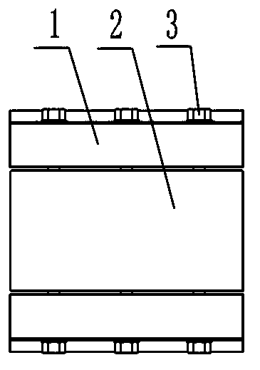 Combined-type cable holder with replaceable main cables