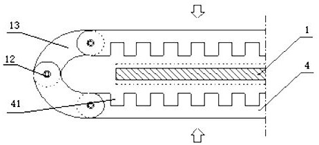 Electromagnetic Stirring Device and Method for Secondary Cooling Zone of Slab Continuous Casting