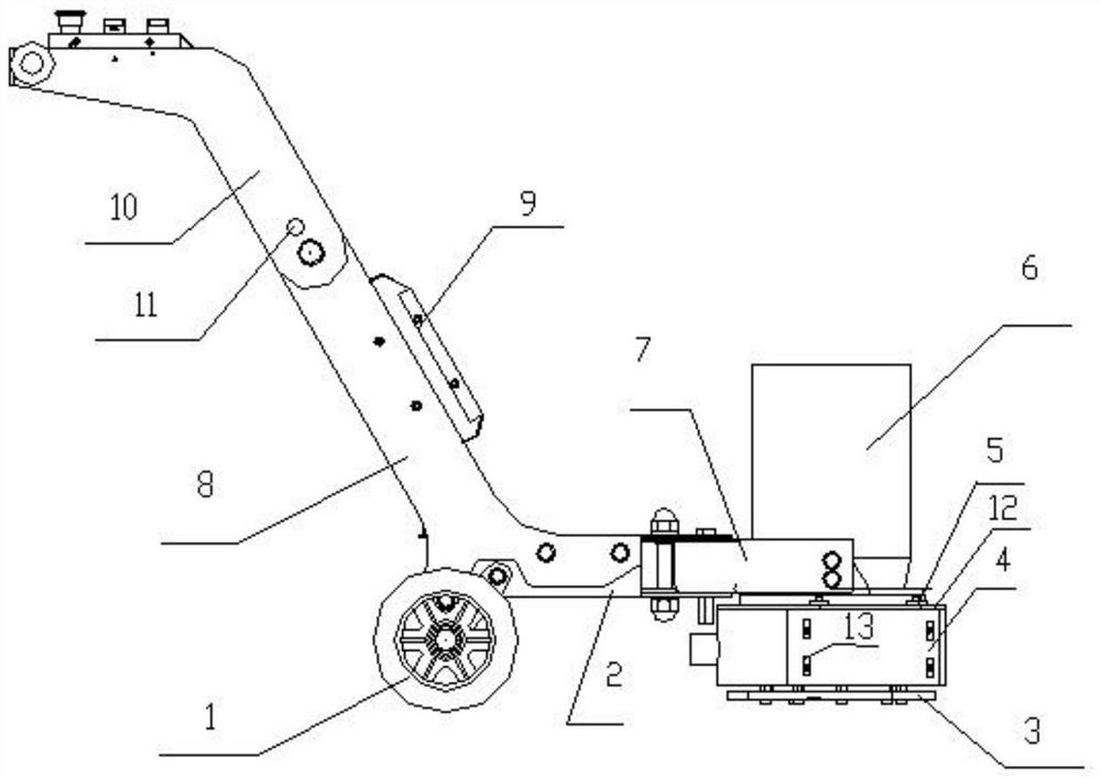 Floor grinding and trimming machine