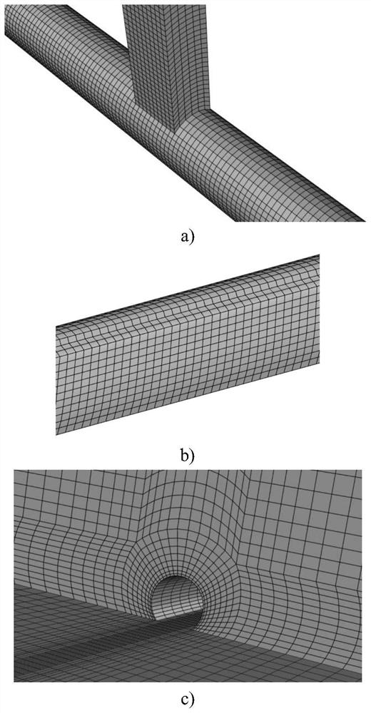 Structural grid division method for simulating tunnel train movement based on dynamic grid