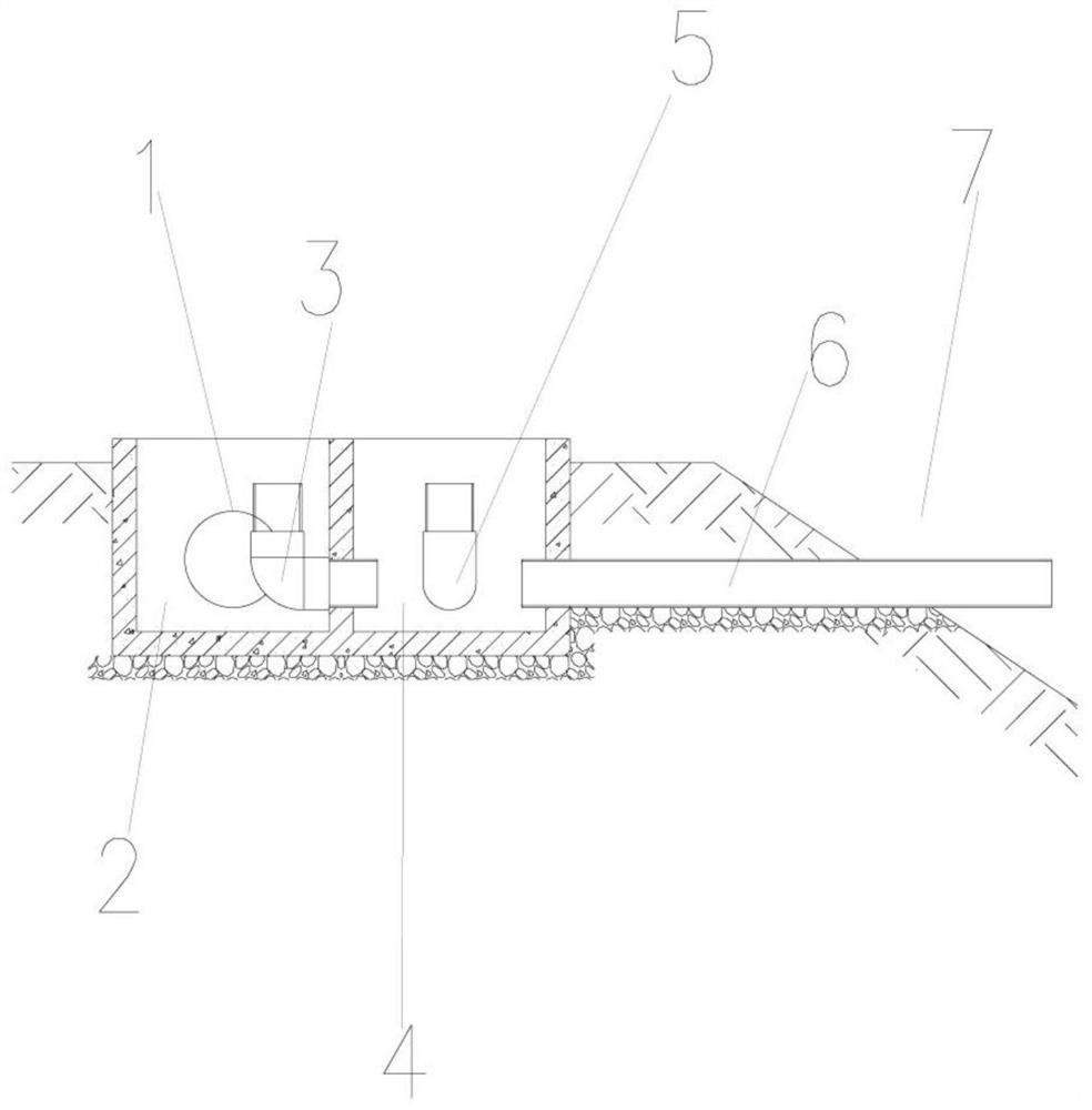 Using process of duplex aquaculture pond water inlet gate