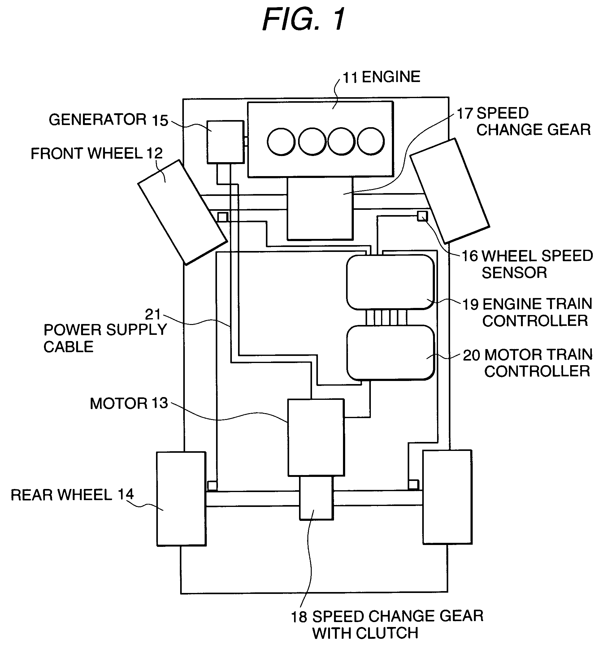 Hybrid car control apparatus