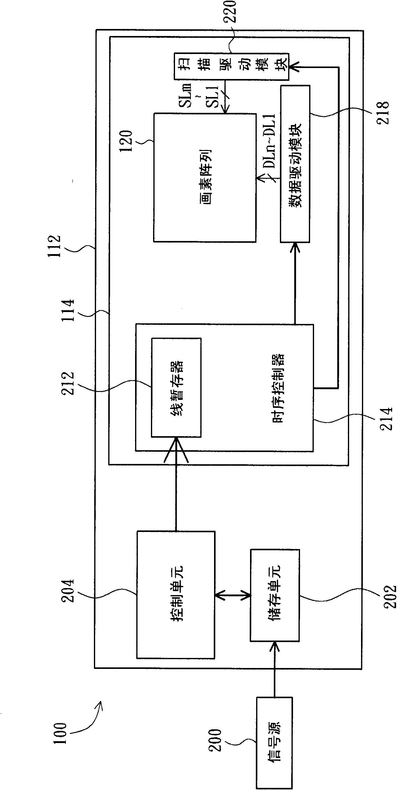 Display and display control circuit thereof