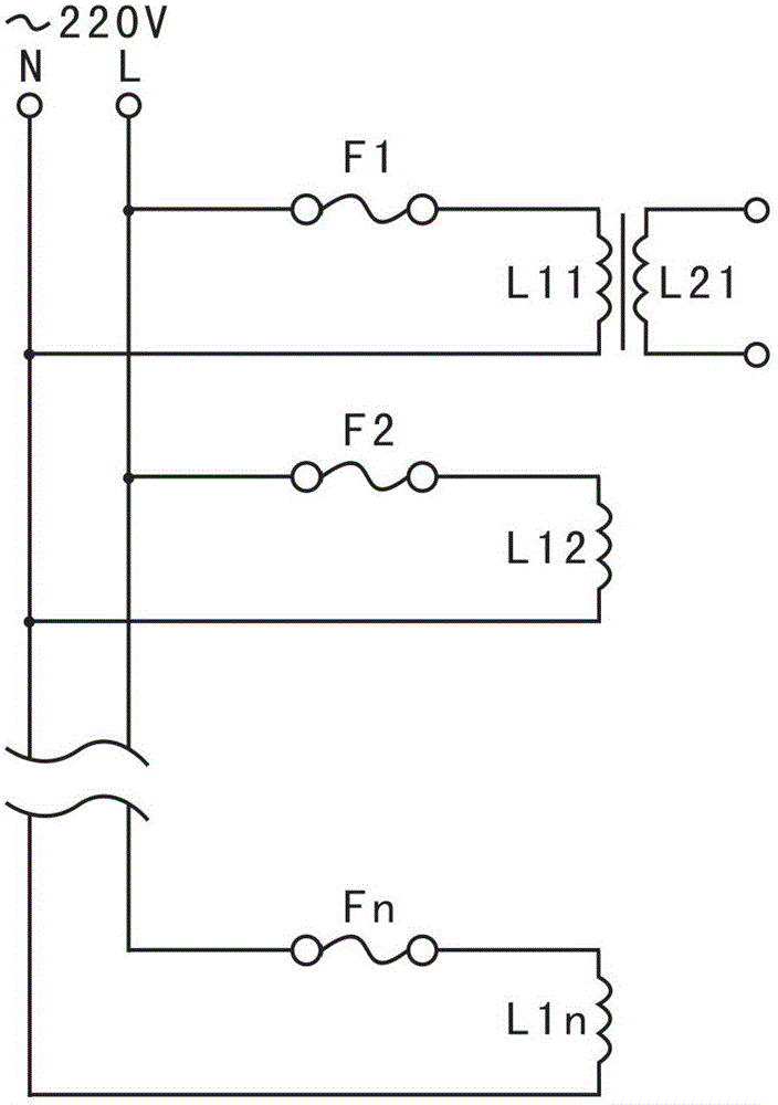 Track distribution type electromagnetic induction charging device and charging method for underground tunnel