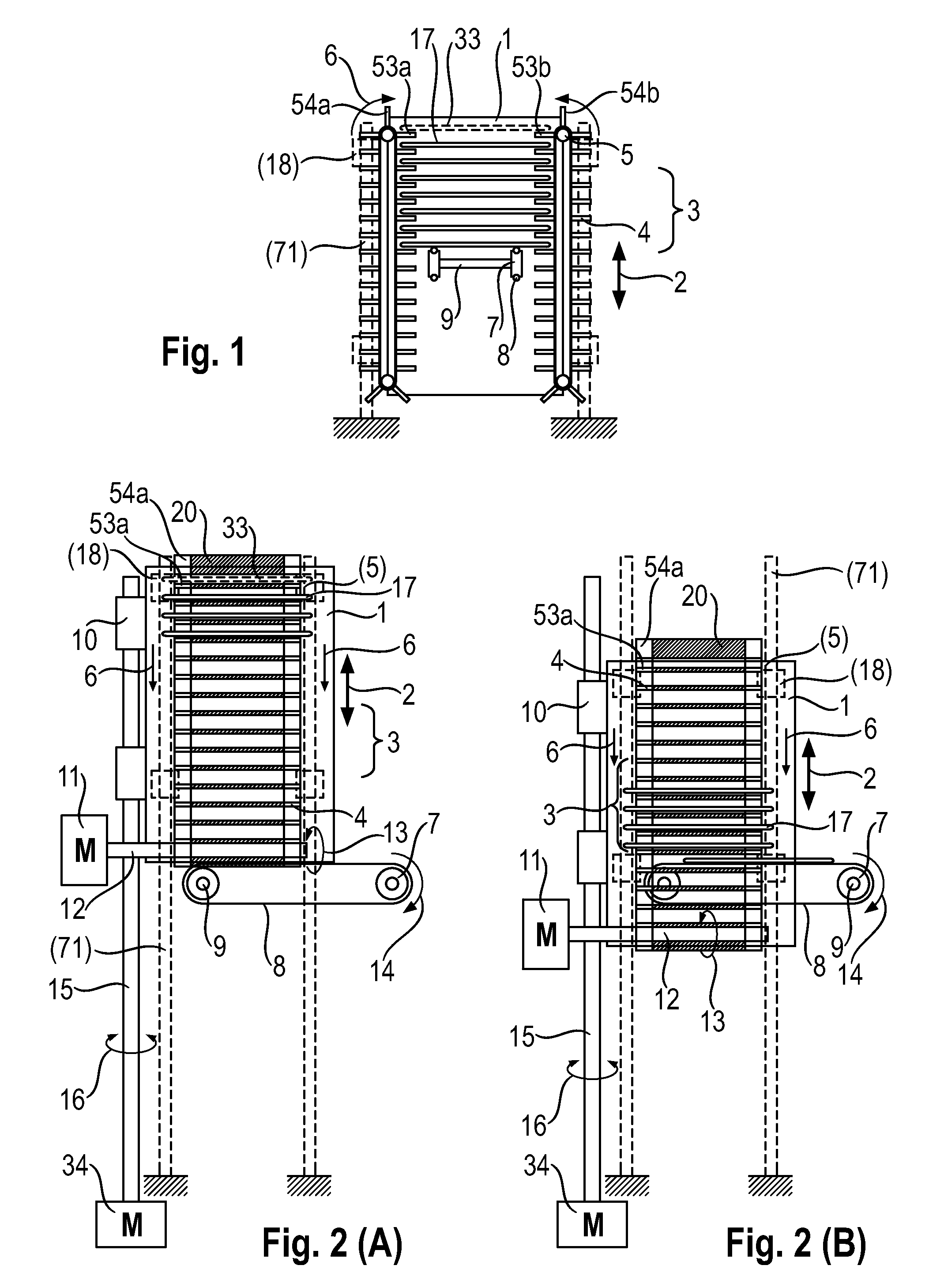 Device and method for buffer-storing a multiplicity of wafer-type workpieces