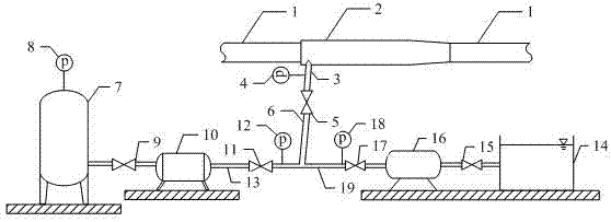 A drag reduction device and method for injecting foam into heavy oil in spiral slots