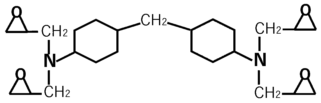 Synthesis method for 4,4'-diamidodicyclohexylmethane glycidyl amine resin