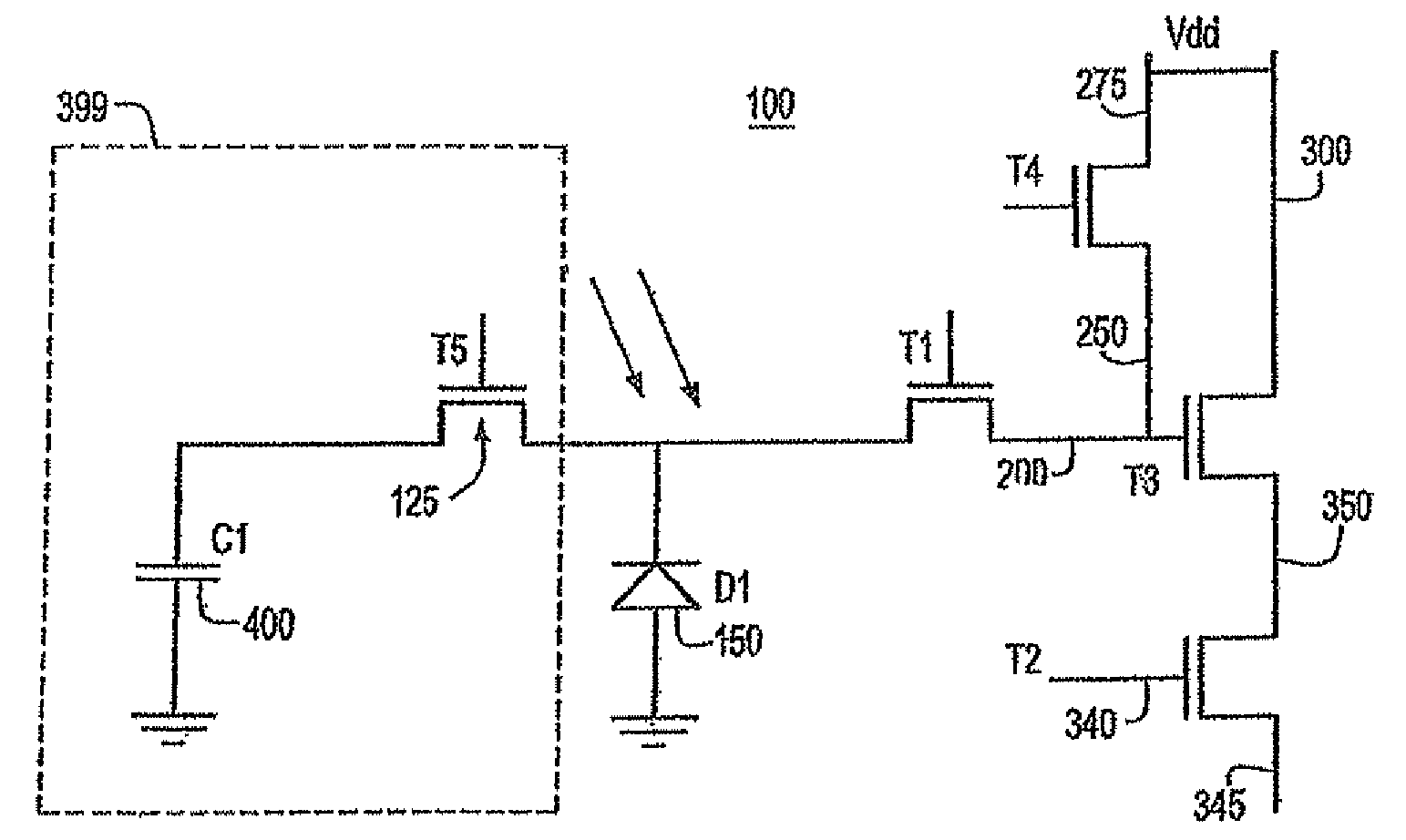 High dynamic range imaging cell with electronic shutter extensions