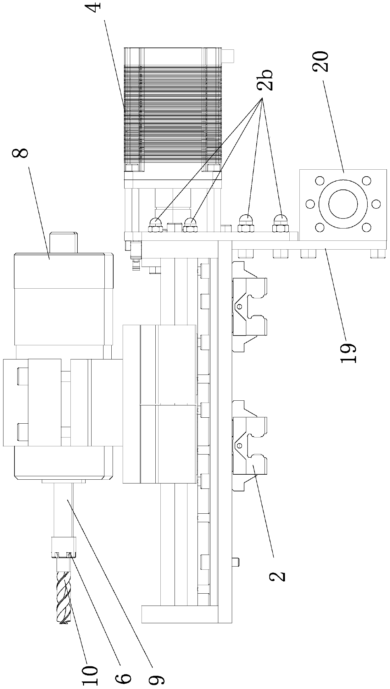 Detachable type Z-direction cutter assembly on machine tool