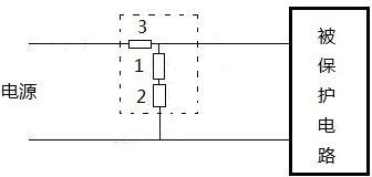 Resettable fuse type overvoltage and overcurrent protection circuit