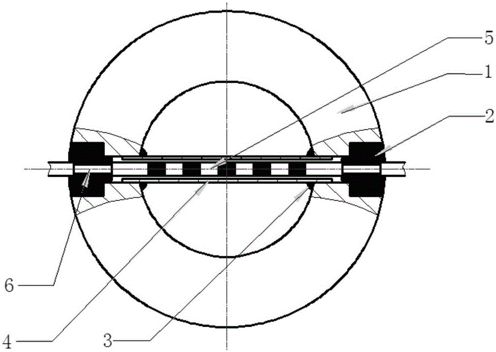 Circular ring type fiber bragg grating (FBG) temperature sensor and encapsulation method