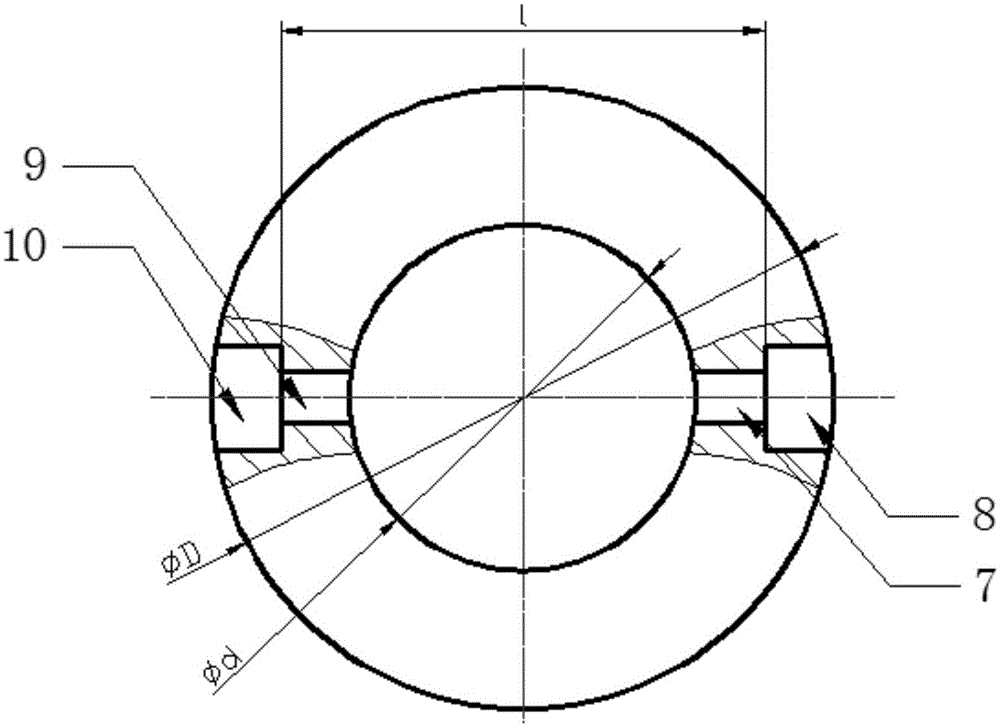 Circular ring type fiber bragg grating (FBG) temperature sensor and encapsulation method
