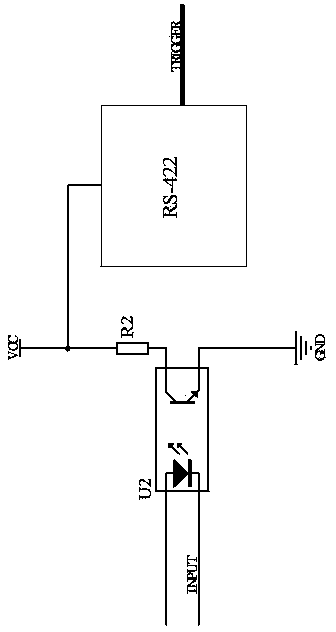Shaking eliminating device of image acquisition external triggering signals