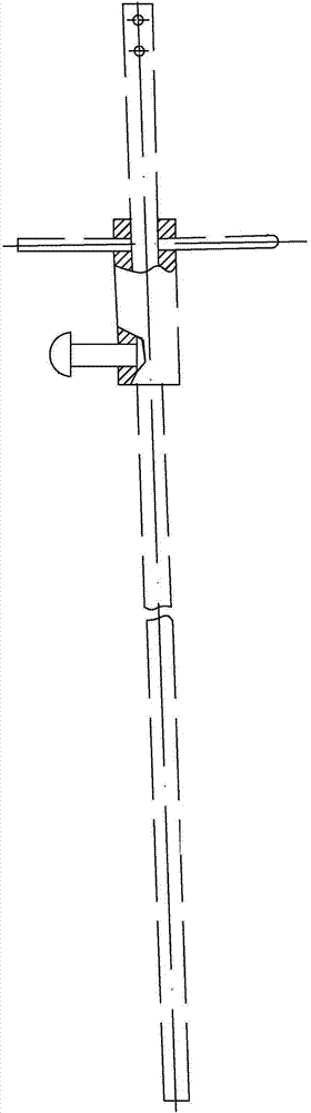 Combined type percutaneous zygopophysis pedicle screw internal fixation system