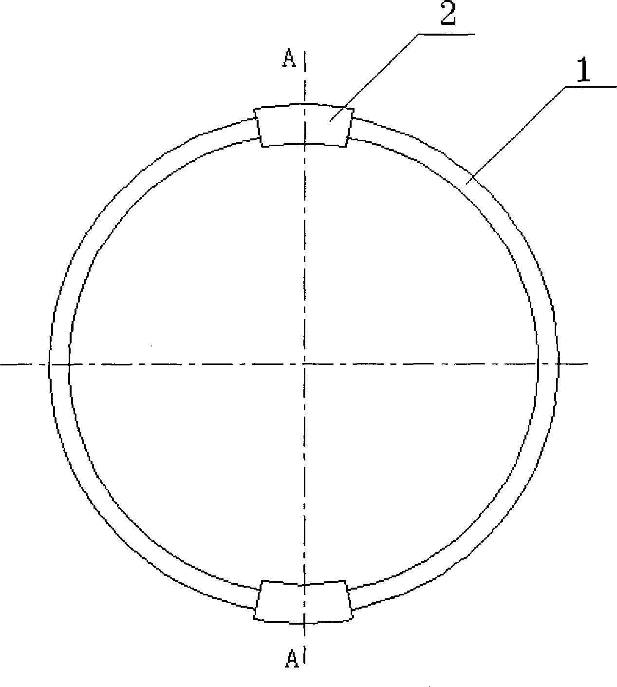 Igniting and starting device of solid rocket engine