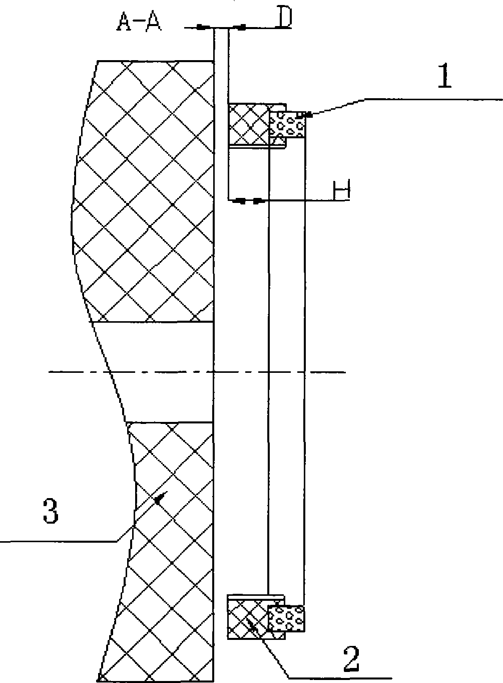Igniting and starting device of solid rocket engine