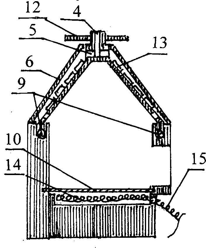 Sesame seed cake stove assisted by electric stove and provided with rotary conical core