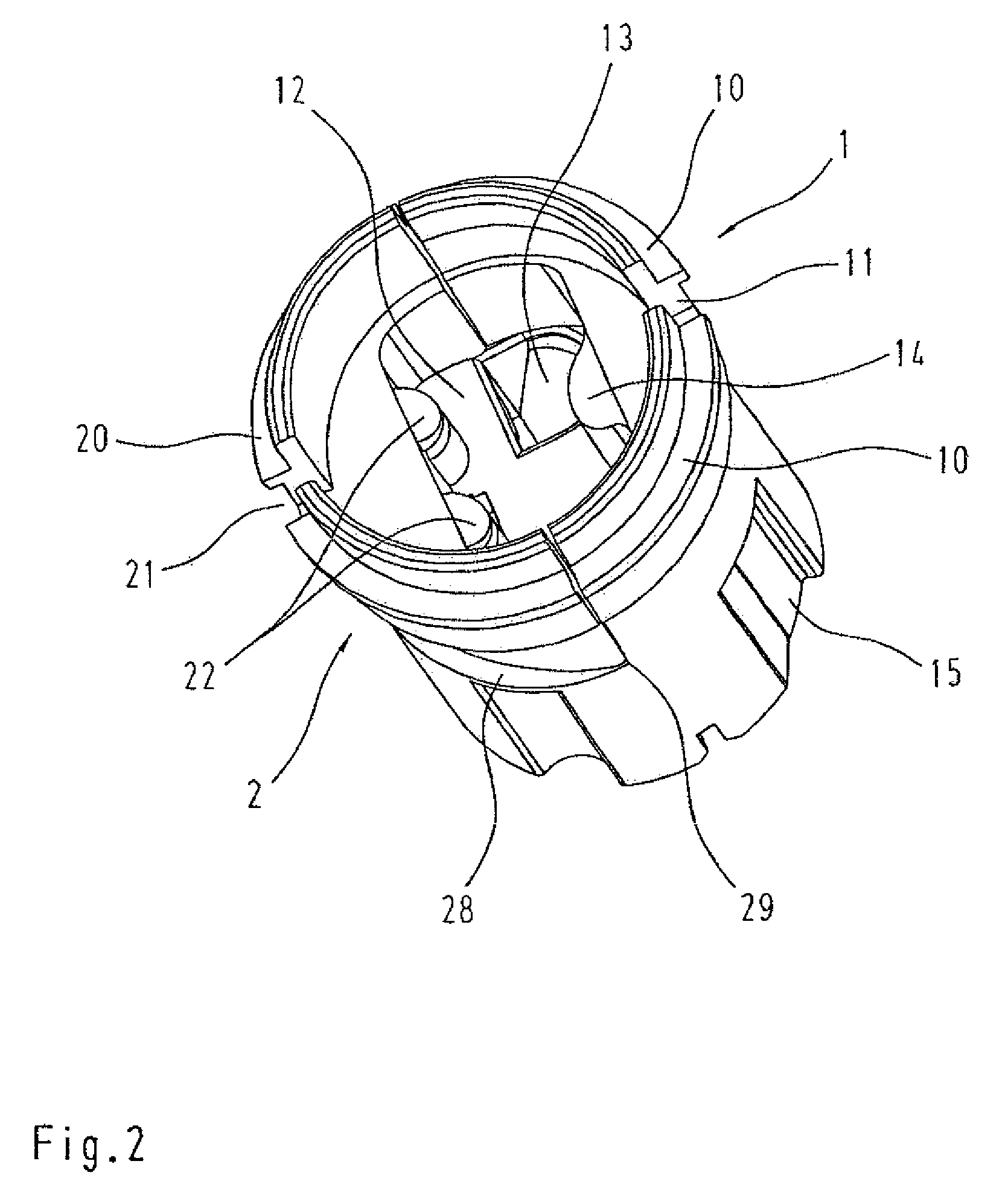 Contact element for shielded connectors