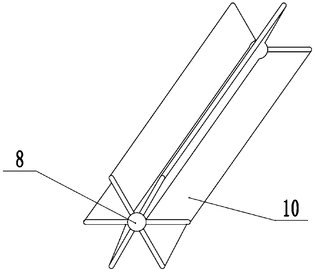 Aquatic insect collection suspension device