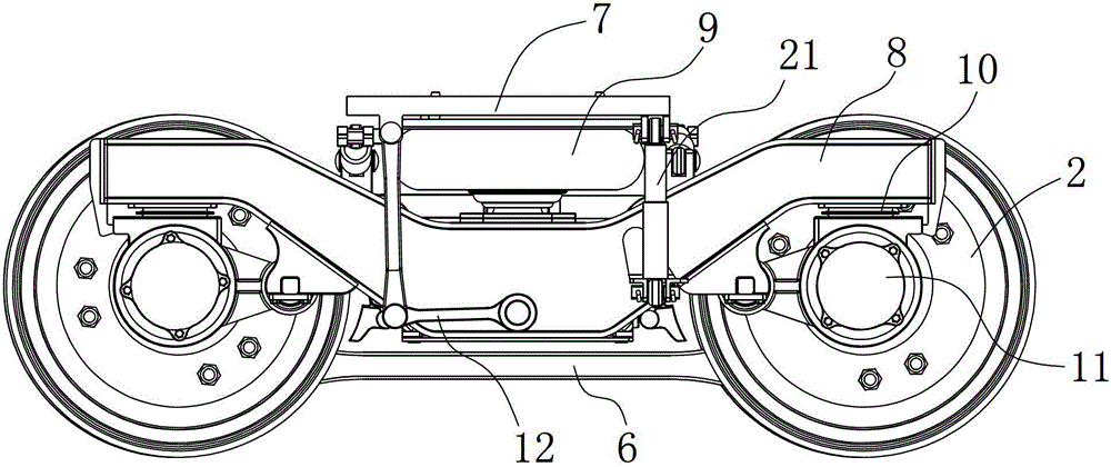 Flexible bogies for rail vehicles