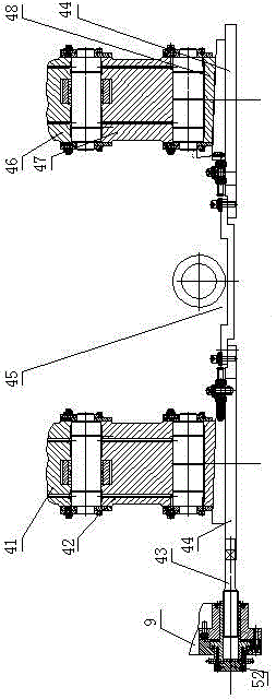 Swing stem shield device for die-cutting machine