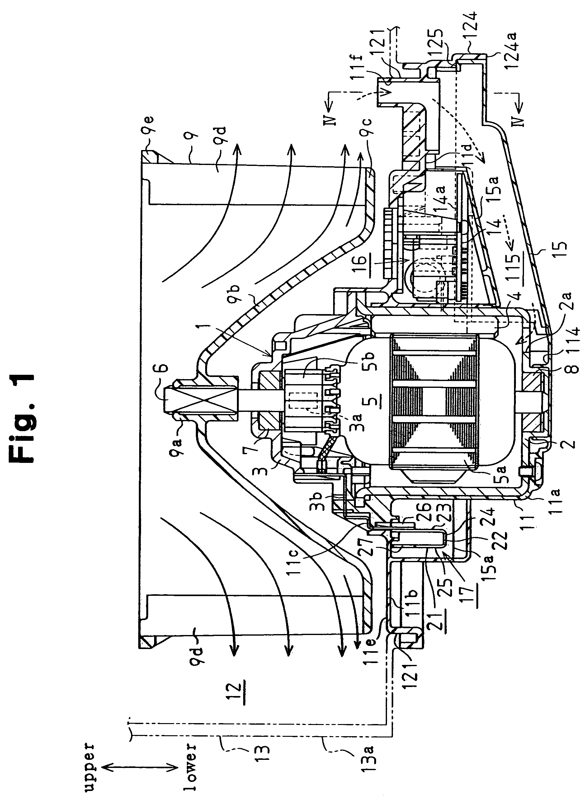 Motor assembly for vehicle air conditioner