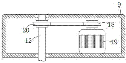 Slurry mixing device for processing of inner lining cloth