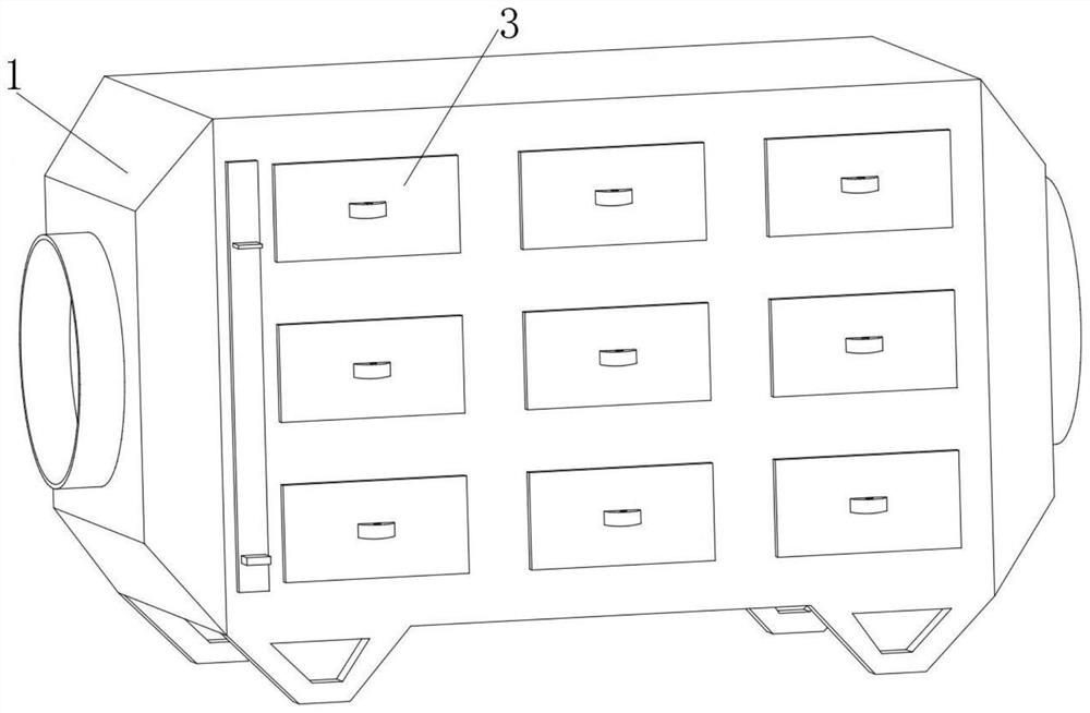 Printing waste gas purification system and method for printed matter production