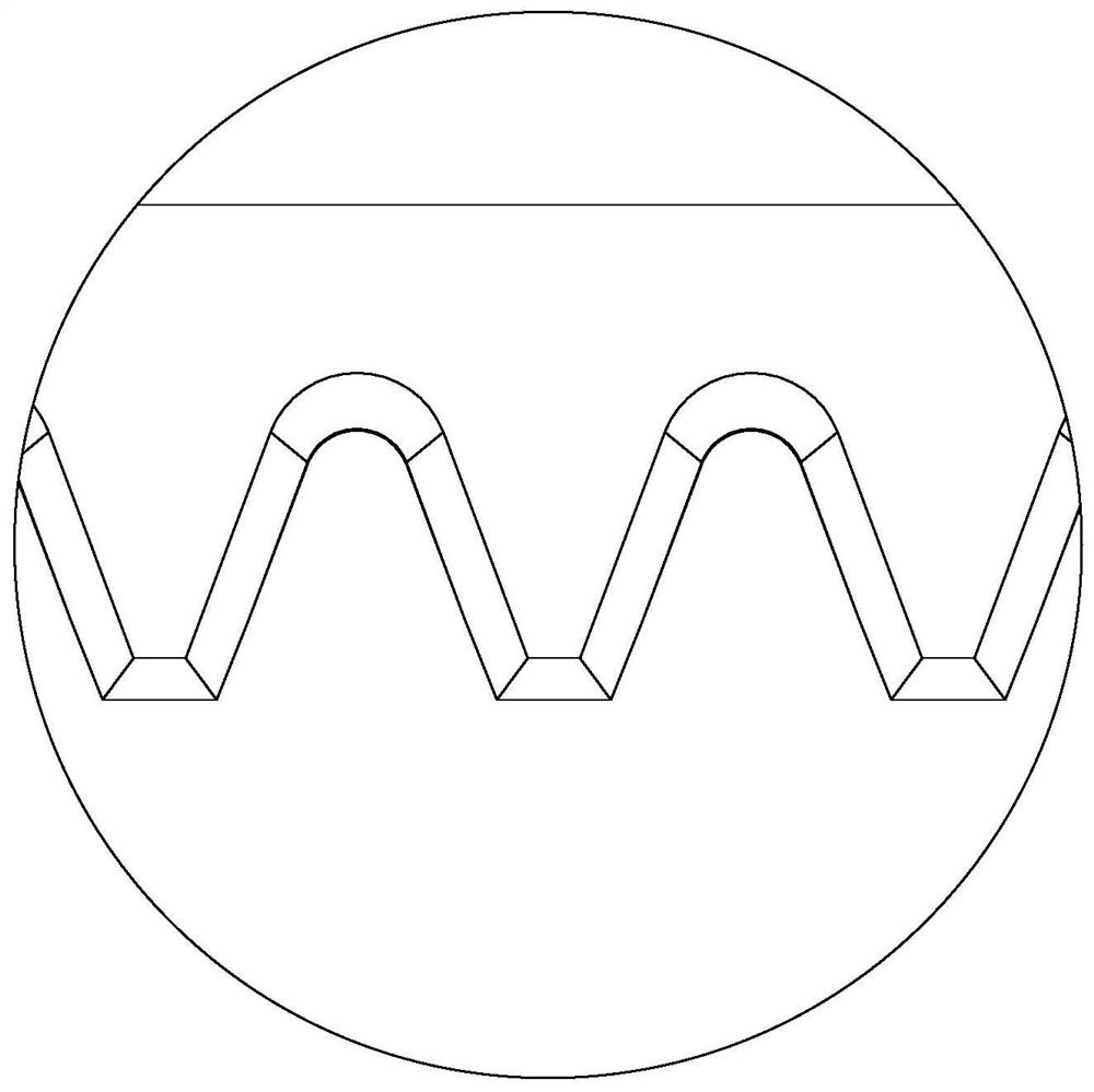 Cutter tooth with gradually-changed acute-angle cutting edge and trimming cutter