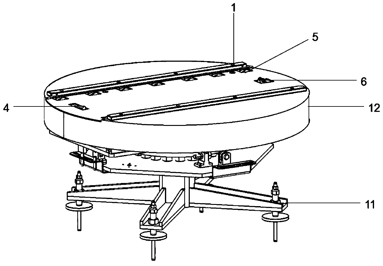 Workpiece horizontal rotary device