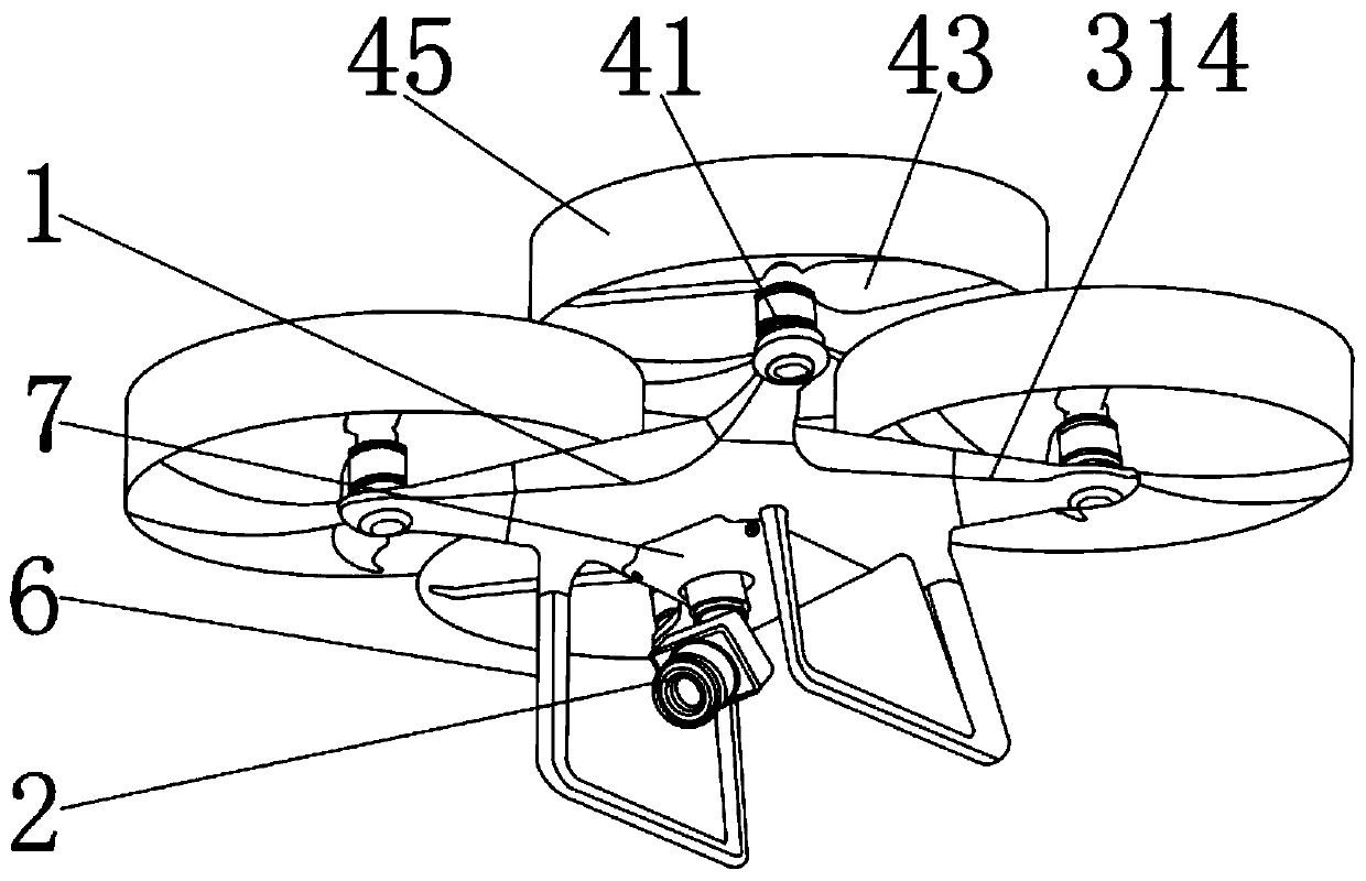 Unmanned aerial vehicle body temperature measuring device and method for smart city